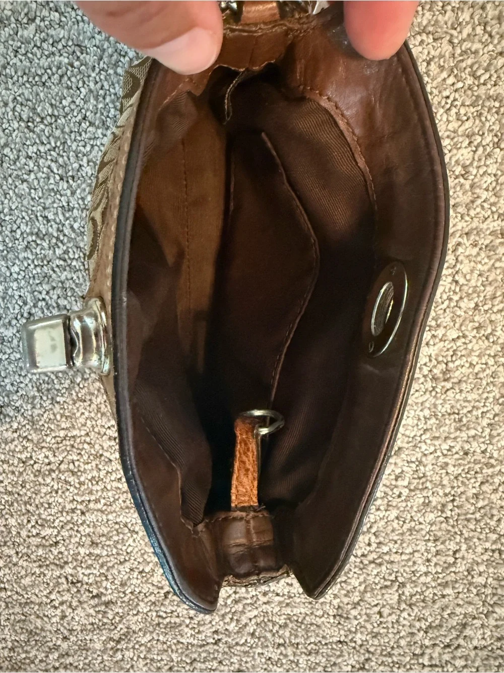 Coach compact wristlet